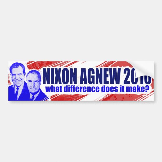 Nixon/Agnew 2016 Bumpersticker (Voorkant)
