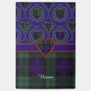 Nixon familie clan Pset Scottish kilt tartan Post-it® Notes
