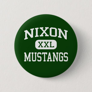 Nixon - Mustangs - High School - Laredo Texas Ronde Button 5,7 Cm