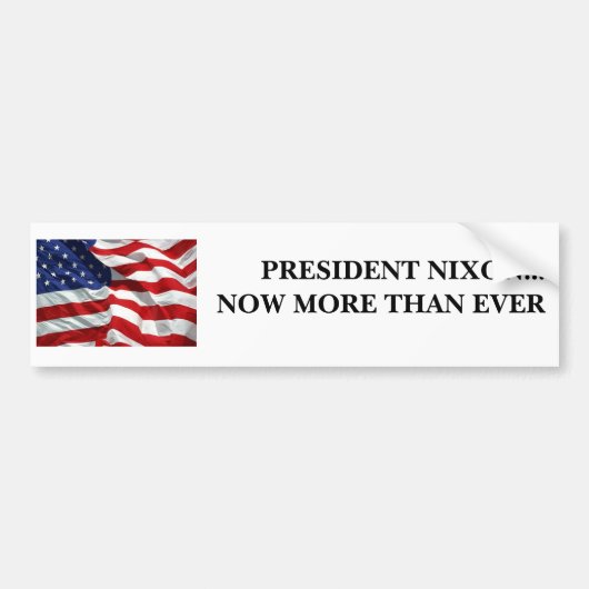 Nixon voor President Bumpersticker (Voorkant)
