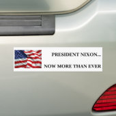 Nixon voor President - Gepersonaliseerd Bumpersticker (Op auto)