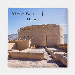 Nizwa Fort in Nizwa, Oman Magneet