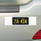 NJ42 BUMPERSTICKER (Op auto)