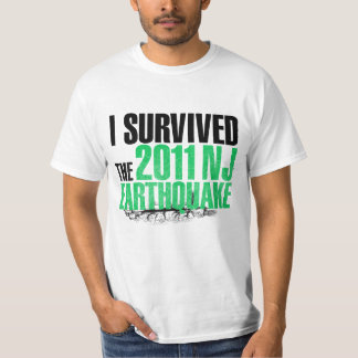 NJ Aardbeving Survivor t-shirt