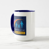 NJ DCF Pride Mois Mug (Devant gauche)