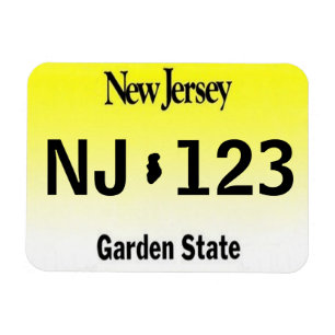 NJ Licentie Bord Magnet Magneet