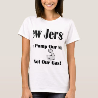 NJ pomp ons vuist niet gas T-shirt