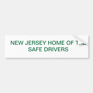 NJ Safe-drivers Bumpersticker