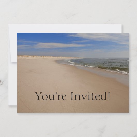 NJ Shore Invitation Kaart (Voorkant)