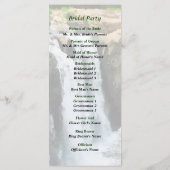 NJ - Waterfall Paterson NJ Wedding Programme Programma (Achterkant)