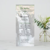 NJ - Waterfall Paterson NJ Wedding Programme Programma (Staand voorkant)