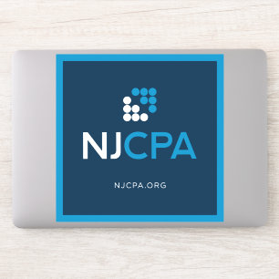 NJCPA Vinyl Sticker - groot