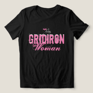 NJF GRIDIRON Edge Krijt Vrouw Tri-Blend Shirt