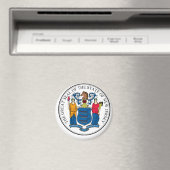 NJPI New Jersey State Seal Magneet (Insitu (Vaatwasser))
