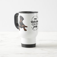 N'jugез Mon Chien Rottweiler Mignon Tasse Café