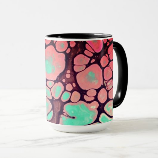 Njut av morgon kaffet i retrostil mok (Voorkant rechts)