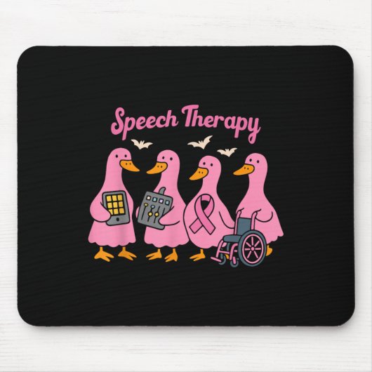 Nk Goose Ribbon Speech Language Pathologist Therap Muismat (Voorkant)