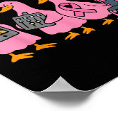 Nk Goose Ribbon Speech Language Pathologist Therap Poster (Hoek)