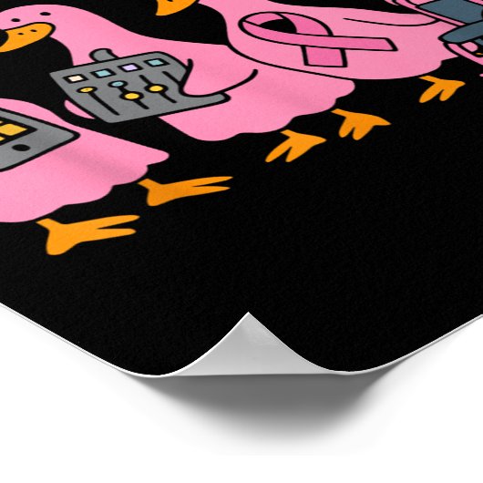 Nk Goose Ribbon Speech Language Pathologist Therap Poster (Hoek)