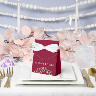 NK Logo on Tent Favor Box With Floral Garland Bedankdoosjes