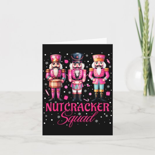 Nk Nutcracker Squad Nk Christmas Ballet Xmas Women Kaart (Voorkant)