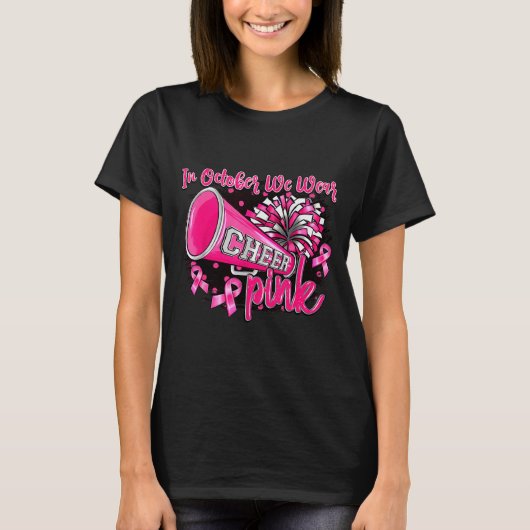 Nk Out Football Cheer For The Breast Cancer Awaren T-shirt (Voorkant)