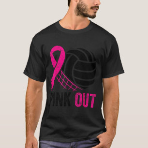 Nk Out Volleybal Borstkanker Bewustzijn Nk Lint T-shirt