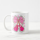 Nk Ribbon Bow Boxing Gloves Breast Cancer Awarenes Koffiemok (Links)