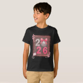 Nk Sparkle Disco Bow 2026 Coquette Happy New Year  T-shirt (Voorkant volledig)