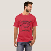 NKCC 40th red t-shirt Black logo (Voorkant volledig)