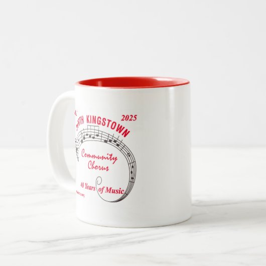 NKCC 40th Two-Tone Mug (Devant gauche)