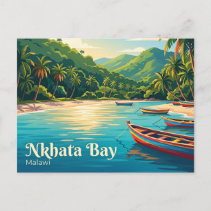 Nkhata Bay Malawi Briefkaart