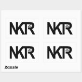 NKTR-stickers Rechthoekige Sticker (Vel)