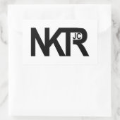 NKTR-stickers Rechthoekige Sticker (Tas)
