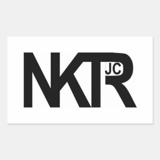NKTR-stickers Rechthoekige Sticker (Voorkant)