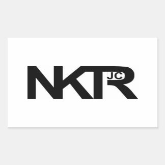 NKTR-stickers Rechthoekige Sticker