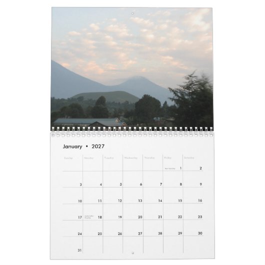 Nkuringo Group Kalender (Jan 2027)