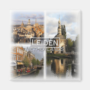 NL0033 Europa, Nederland, Leiden, koelkast Magneet