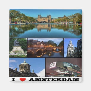 NL006 AMSTERDAM, Nederland, Europa, Fridge Magneet