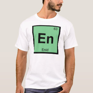 Nl - Enid Oklahoma Scheikunde Periodiek Systeem Sy T-shirt
