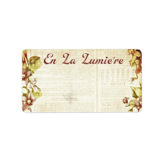 NL La Lumiere 1.25 x 2.375 Verzending september 20 Etiket