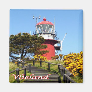 NL-Nederland-Frisian Islands-Vlieland-vuurtoren Magneet