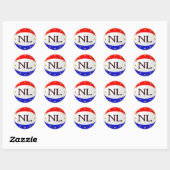 NL RONDE STICKER (Vel)