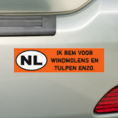 NL Sticker - I Break for windmills (Version néerla (En voiture)