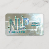 🤖NLP-ingenieur Chatbotontwikkelaar Conversatie-AI Visitekaartje (Voorkant)