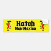 NM Chili Peppers Hatch New Mexico chili festival! Bumpersticker (Voorkant)