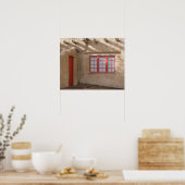 NM, New Mexico, Santa Fe, Canyon Road, legendarisc Poster (Keuken)