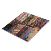 NM, New Mexico, Santa Fe, Navajo-kleding, Tegeltje (Zijkant)