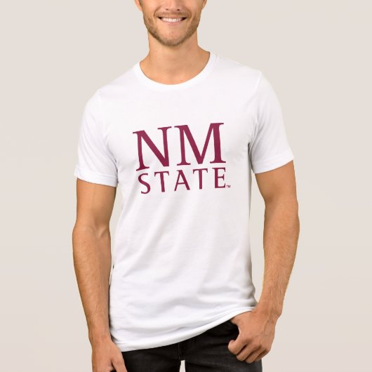 NM Staat Tri-Blend Shirt (Voorkant)