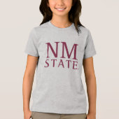 NM Staat Tri-Blend Shirt (Voorkant)
